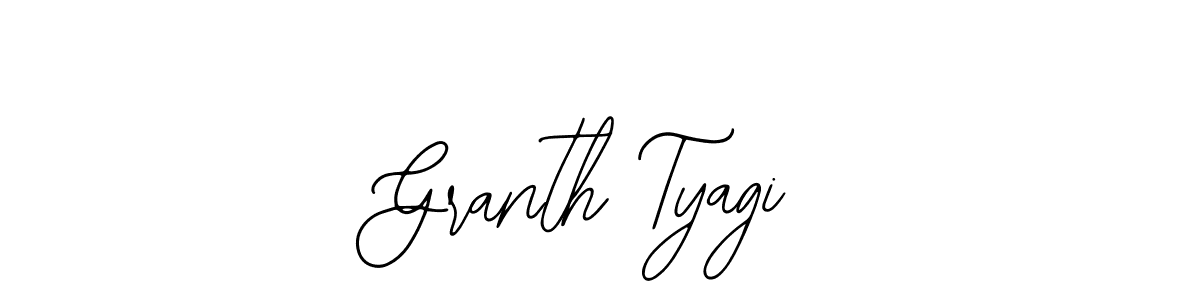Make a beautiful signature design for name Granth Tyagi. Use this online signature maker to create a handwritten signature for free. Granth Tyagi signature style 12 images and pictures png
