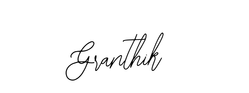 How to Draw Granthik signature style? Bearetta-2O07w is a latest design signature styles for name Granthik. Granthik signature style 12 images and pictures png