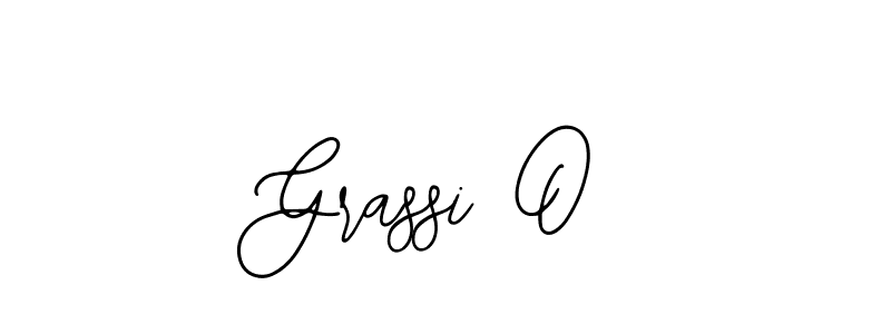 You should practise on your own different ways (Bearetta-2O07w) to write your name (Grassi O) in signature. don't let someone else do it for you. Grassi O signature style 12 images and pictures png
