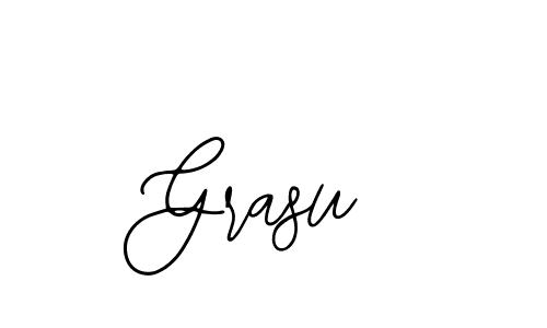 How to make Grasu signature? Bearetta-2O07w is a professional autograph style. Create handwritten signature for Grasu name. Grasu signature style 12 images and pictures png