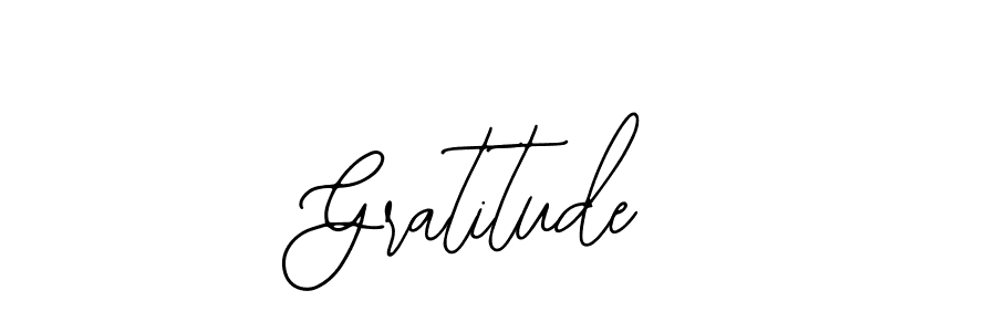 Similarly Bearetta-2O07w is the best handwritten signature design. Signature creator online .You can use it as an online autograph creator for name Gratitude. Gratitude signature style 12 images and pictures png