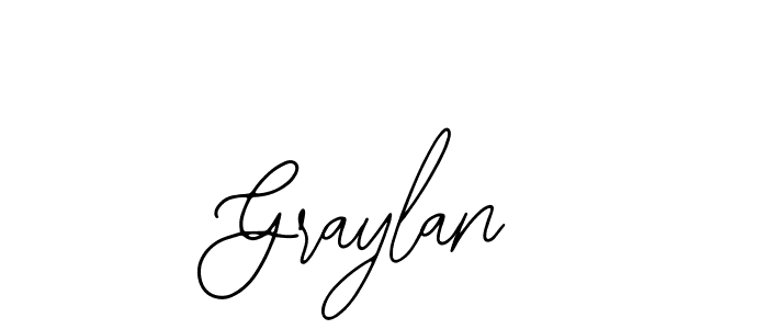 Bearetta-2O07w is a professional signature style that is perfect for those who want to add a touch of class to their signature. It is also a great choice for those who want to make their signature more unique. Get Graylan name to fancy signature for free. Graylan signature style 12 images and pictures png