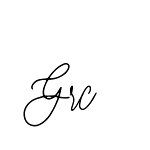 Design your own signature with our free online signature maker. With this signature software, you can create a handwritten (Bearetta-2O07w) signature for name Grc. Grc signature style 12 images and pictures png