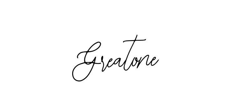 Make a short Greatone signature style. Manage your documents anywhere anytime using Bearetta-2O07w. Create and add eSignatures, submit forms, share and send files easily. Greatone signature style 12 images and pictures png