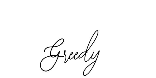 How to Draw Greedy signature style? Bearetta-2O07w is a latest design signature styles for name Greedy. Greedy signature style 12 images and pictures png