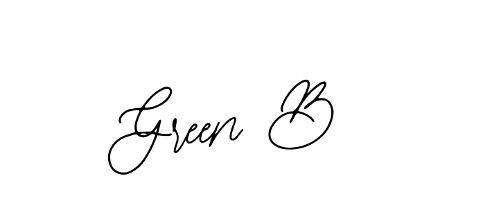 Green B stylish signature style. Best Handwritten Sign (Bearetta-2O07w) for my name. Handwritten Signature Collection Ideas for my name Green B. Green B signature style 12 images and pictures png