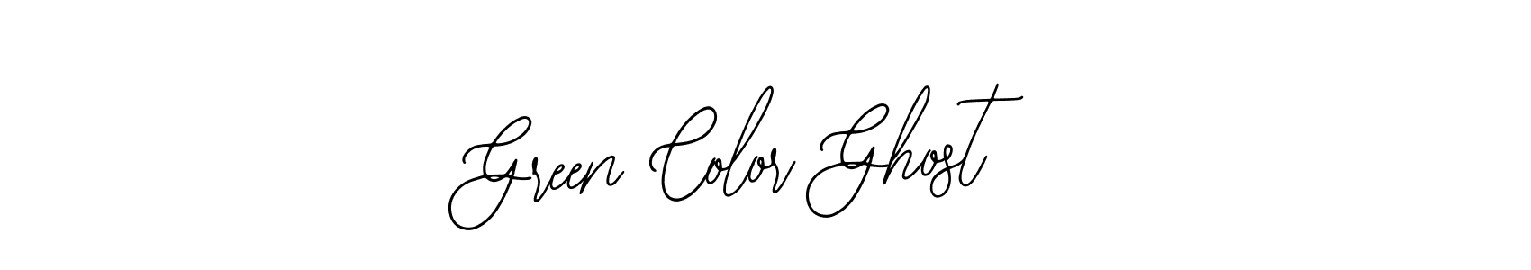 How to make Green Color Ghost signature? Bearetta-2O07w is a professional autograph style. Create handwritten signature for Green Color Ghost name. Green Color Ghost signature style 12 images and pictures png