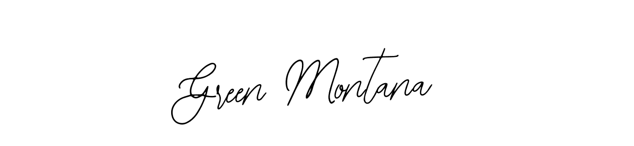 Make a short Green Montana signature style. Manage your documents anywhere anytime using Bearetta-2O07w. Create and add eSignatures, submit forms, share and send files easily. Green Montana signature style 12 images and pictures png