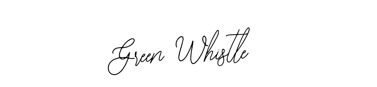 if you are searching for the best signature style for your name Green Whistle. so please give up your signature search. here we have designed multiple signature styles  using Bearetta-2O07w. Green Whistle signature style 12 images and pictures png