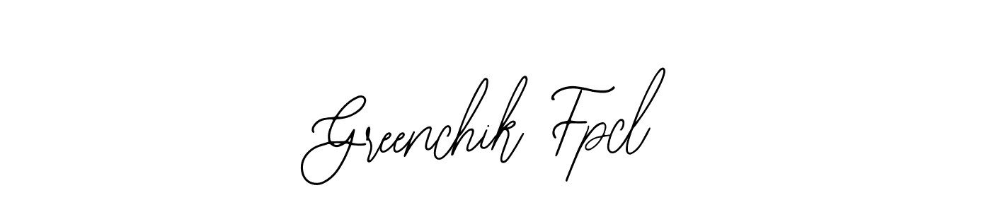 How to Draw Greenchik Fpcl signature style? Bearetta-2O07w is a latest design signature styles for name Greenchik Fpcl. Greenchik Fpcl signature style 12 images and pictures png