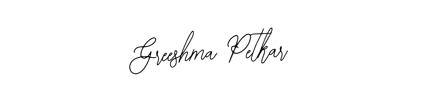 How to Draw Greeshma Petkar signature style? Bearetta-2O07w is a latest design signature styles for name Greeshma Petkar. Greeshma Petkar signature style 12 images and pictures png