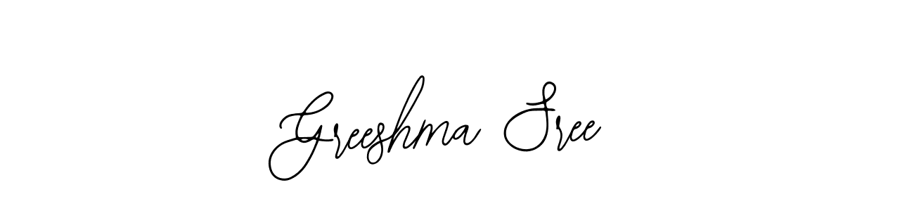 if you are searching for the best signature style for your name Greeshma Sree. so please give up your signature search. here we have designed multiple signature styles  using Bearetta-2O07w. Greeshma Sree signature style 12 images and pictures png