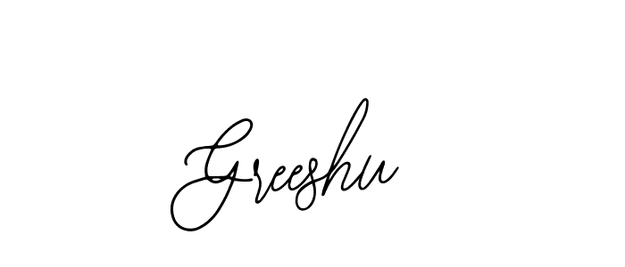 Similarly Bearetta-2O07w is the best handwritten signature design. Signature creator online .You can use it as an online autograph creator for name Greeshu. Greeshu signature style 12 images and pictures png