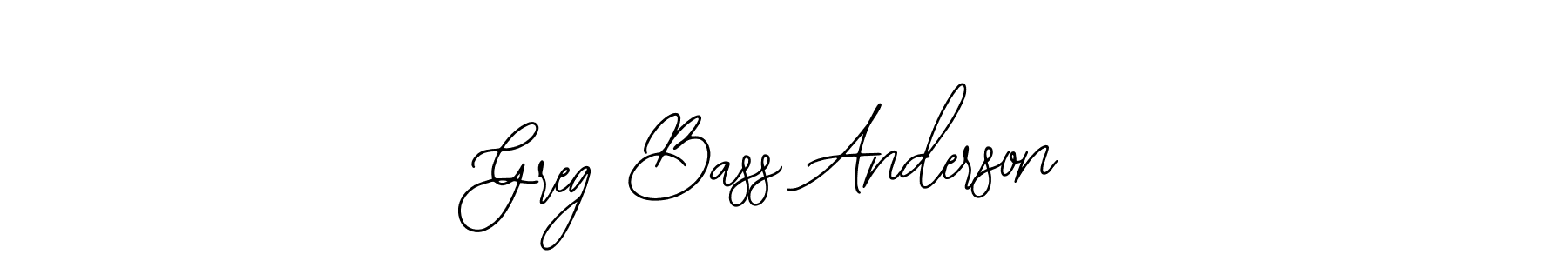 Make a beautiful signature design for name Greg Bass Anderson. Use this online signature maker to create a handwritten signature for free. Greg Bass Anderson signature style 12 images and pictures png