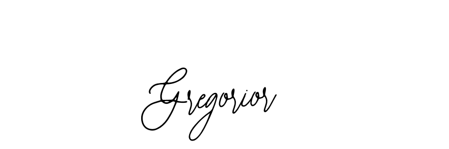 You should practise on your own different ways (Bearetta-2O07w) to write your name (Gregorior) in signature. don't let someone else do it for you. Gregorior signature style 12 images and pictures png