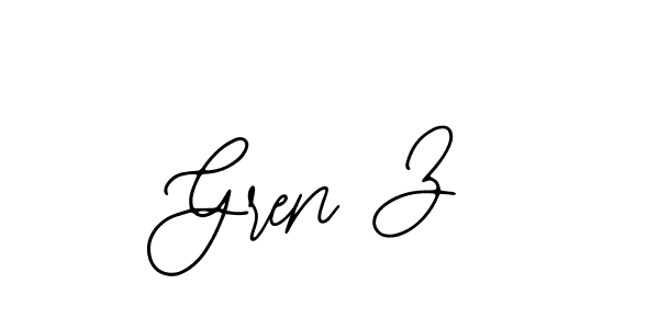 Here are the top 10 professional signature styles for the name Gren Z. These are the best autograph styles you can use for your name. Gren Z signature style 12 images and pictures png
