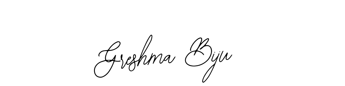 Make a beautiful signature design for name Greshma Biju. Use this online signature maker to create a handwritten signature for free. Greshma Biju signature style 12 images and pictures png