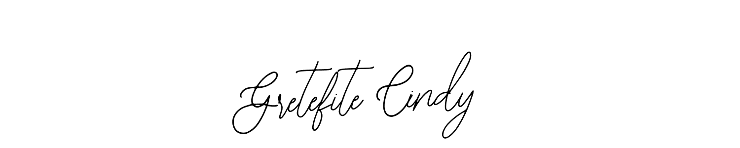 Similarly Bearetta-2O07w is the best handwritten signature design. Signature creator online .You can use it as an online autograph creator for name Gretefite Cindy. Gretefite Cindy signature style 12 images and pictures png