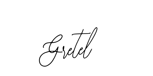 How to make Gretel name signature. Use Bearetta-2O07w style for creating short signs online. This is the latest handwritten sign. Gretel signature style 12 images and pictures png