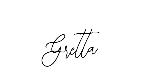 The best way (Bearetta-2O07w) to make a short signature is to pick only two or three words in your name. The name Gretta include a total of six letters. For converting this name. Gretta signature style 12 images and pictures png