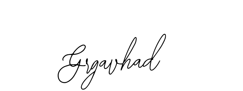 How to make Grgavhad name signature. Use Bearetta-2O07w style for creating short signs online. This is the latest handwritten sign. Grgavhad signature style 12 images and pictures png