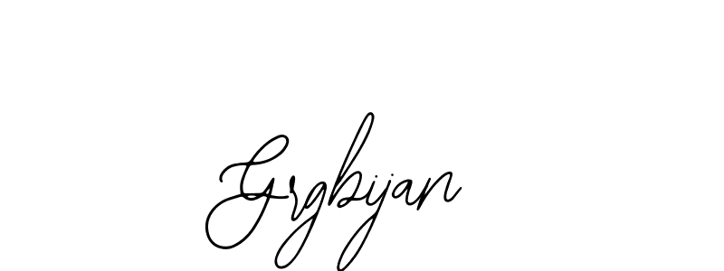 The best way (Bearetta-2O07w) to make a short signature is to pick only two or three words in your name. The name Grgbijan include a total of six letters. For converting this name. Grgbijan signature style 12 images and pictures png