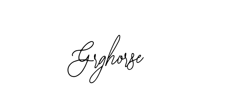 Design your own signature with our free online signature maker. With this signature software, you can create a handwritten (Bearetta-2O07w) signature for name Grghorse. Grghorse signature style 12 images and pictures png