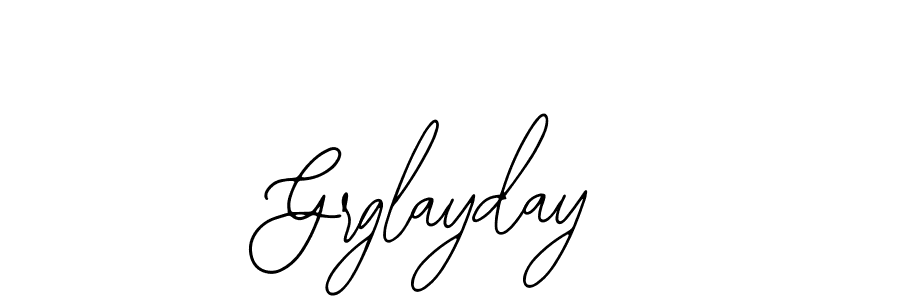 Use a signature maker to create a handwritten signature online. With this signature software, you can design (Bearetta-2O07w) your own signature for name Grglayday. Grglayday signature style 12 images and pictures png