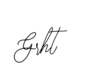 Also we have Grht name is the best signature style. Create professional handwritten signature collection using Bearetta-2O07w autograph style. Grht signature style 12 images and pictures png