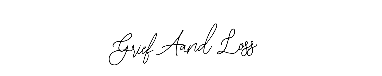 Create a beautiful signature design for name Grief Aand Loss. With this signature (Bearetta-2O07w) fonts, you can make a handwritten signature for free. Grief Aand Loss signature style 12 images and pictures png