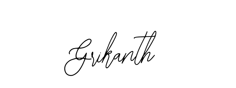 Bearetta-2O07w is a professional signature style that is perfect for those who want to add a touch of class to their signature. It is also a great choice for those who want to make their signature more unique. Get Grikanth name to fancy signature for free. Grikanth signature style 12 images and pictures png