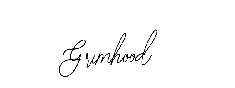 Use a signature maker to create a handwritten signature online. With this signature software, you can design (Bearetta-2O07w) your own signature for name Grimhood. Grimhood signature style 12 images and pictures png