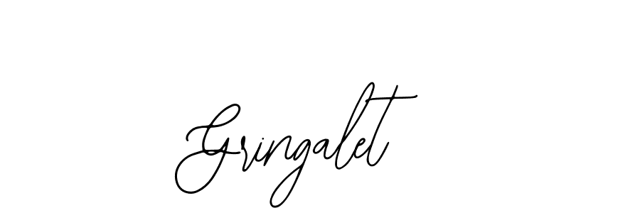 if you are searching for the best signature style for your name Gringalet. so please give up your signature search. here we have designed multiple signature styles  using Bearetta-2O07w. Gringalet signature style 12 images and pictures png