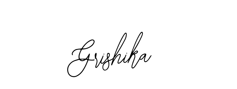 if you are searching for the best signature style for your name Grishika. so please give up your signature search. here we have designed multiple signature styles  using Bearetta-2O07w. Grishika signature style 12 images and pictures png