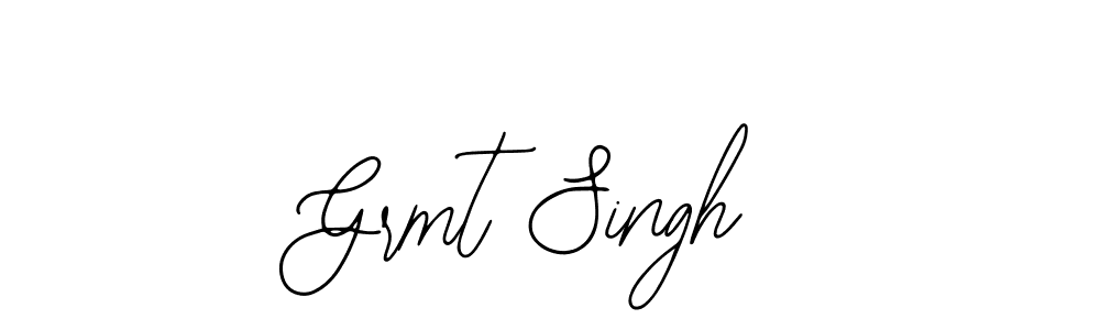 How to make Grmt Singh signature? Bearetta-2O07w is a professional autograph style. Create handwritten signature for Grmt Singh name. Grmt Singh signature style 12 images and pictures png