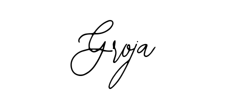 How to Draw Groja signature style? Bearetta-2O07w is a latest design signature styles for name Groja. Groja signature style 12 images and pictures png