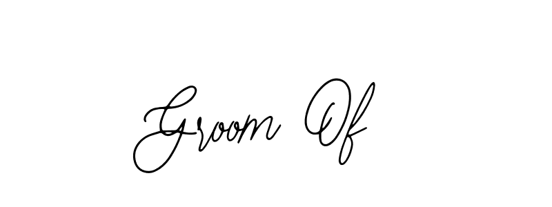 How to make Groom Of name signature. Use Bearetta-2O07w style for creating short signs online. This is the latest handwritten sign. Groom Of signature style 12 images and pictures png