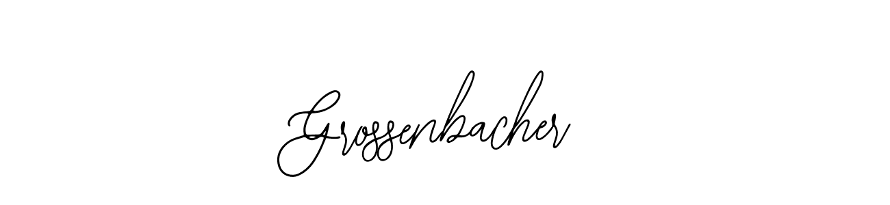 if you are searching for the best signature style for your name Grossenbacher. so please give up your signature search. here we have designed multiple signature styles  using Bearetta-2O07w. Grossenbacher signature style 12 images and pictures png