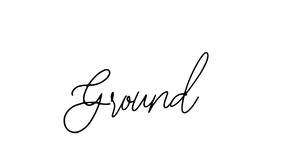 You should practise on your own different ways (Bearetta-2O07w) to write your name (Ground) in signature. don't let someone else do it for you. Ground signature style 12 images and pictures png