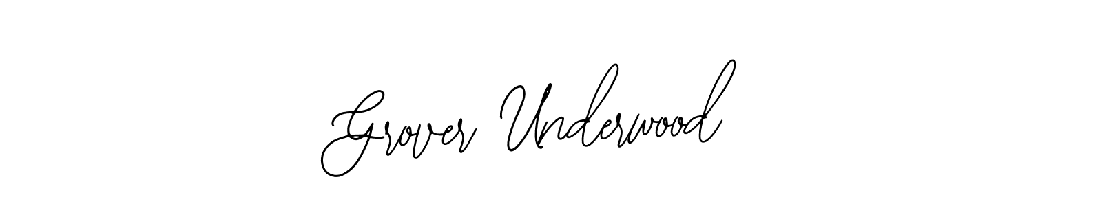 Create a beautiful signature design for name Grover Underwood. With this signature (Bearetta-2O07w) fonts, you can make a handwritten signature for free. Grover Underwood signature style 12 images and pictures png