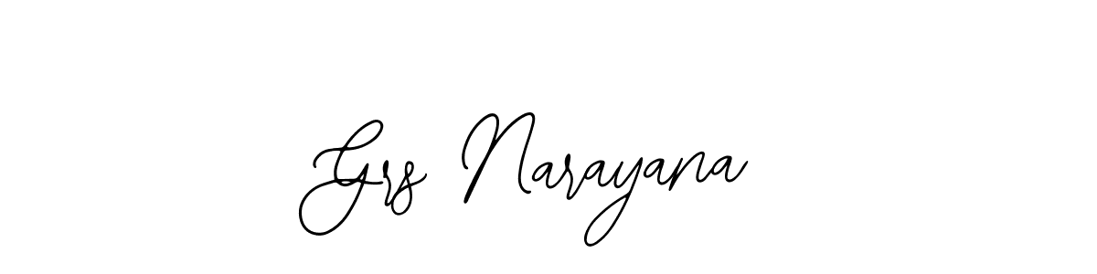 Make a beautiful signature design for name Grs Narayana. With this signature (Bearetta-2O07w) style, you can create a handwritten signature for free. Grs Narayana signature style 12 images and pictures png