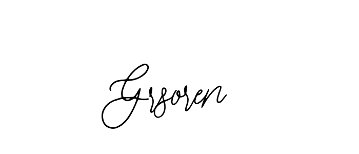 The best way (Bearetta-2O07w) to make a short signature is to pick only two or three words in your name. The name Grsoren include a total of six letters. For converting this name. Grsoren signature style 12 images and pictures png