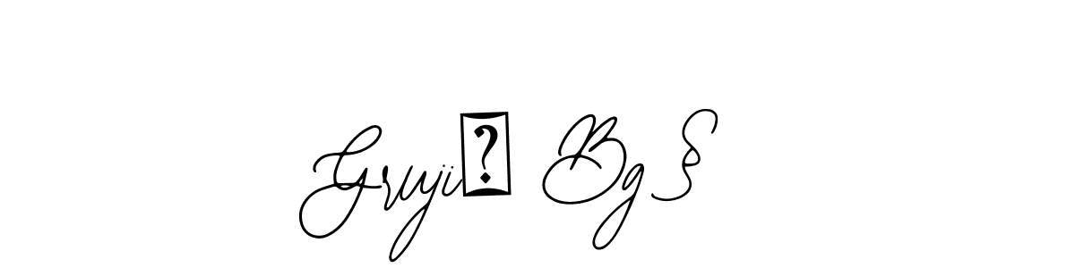 The best way (Bearetta-2O07w) to make a short signature is to pick only two or three words in your name. The name Grujić Bg§ include a total of six letters. For converting this name. Grujić Bg§ signature style 12 images and pictures png