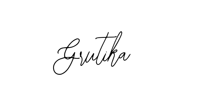 if you are searching for the best signature style for your name Grutika. so please give up your signature search. here we have designed multiple signature styles  using Bearetta-2O07w. Grutika signature style 12 images and pictures png