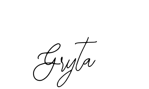 How to make Gryta signature? Bearetta-2O07w is a professional autograph style. Create handwritten signature for Gryta name. Gryta signature style 12 images and pictures png