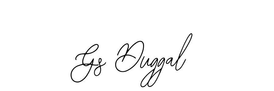 Also we have Gs Duggal name is the best signature style. Create professional handwritten signature collection using Bearetta-2O07w autograph style. Gs Duggal signature style 12 images and pictures png