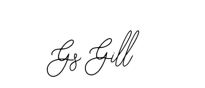 Also You can easily find your signature by using the search form. We will create Gs Gill name handwritten signature images for you free of cost using Bearetta-2O07w sign style. Gs Gill signature style 12 images and pictures png