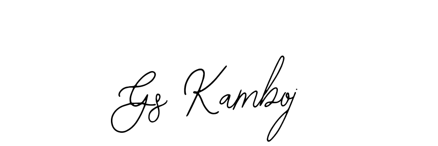 Gs Kamboj stylish signature style. Best Handwritten Sign (Bearetta-2O07w) for my name. Handwritten Signature Collection Ideas for my name Gs Kamboj. Gs Kamboj signature style 12 images and pictures png