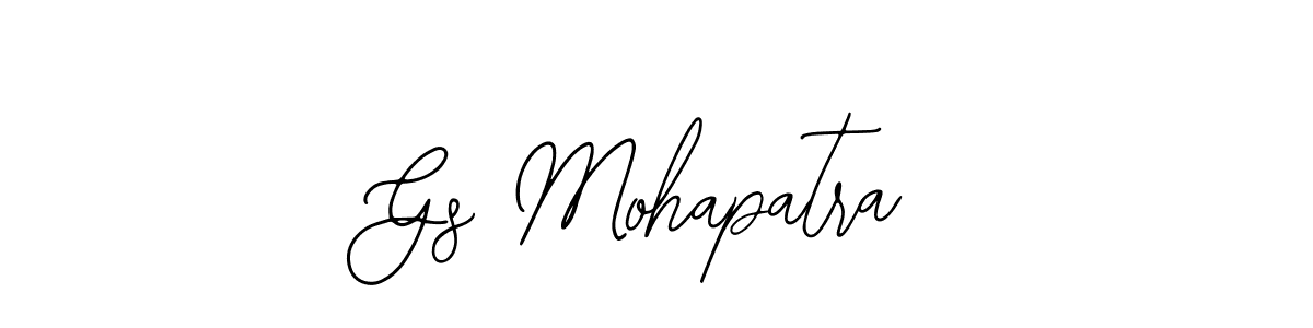 Design your own signature with our free online signature maker. With this signature software, you can create a handwritten (Bearetta-2O07w) signature for name Gs Mohapatra. Gs Mohapatra signature style 12 images and pictures png