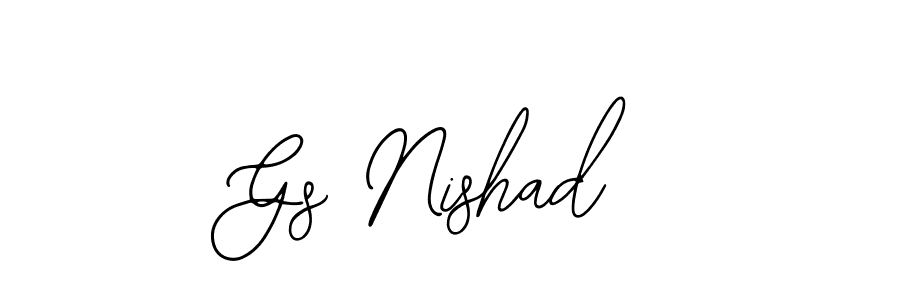 Make a short Gs Nishad signature style. Manage your documents anywhere anytime using Bearetta-2O07w. Create and add eSignatures, submit forms, share and send files easily. Gs Nishad signature style 12 images and pictures png